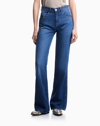 Emporio Armani J9D slim-fit, used look Lyocell-blend denim jeans