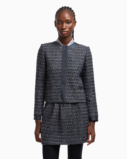 Emporio Armani Lurex tweed jacket
