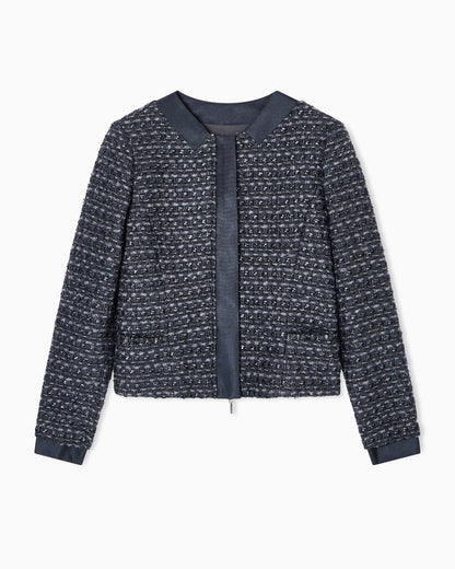 Emporio Armani Lurex tweed jacket
