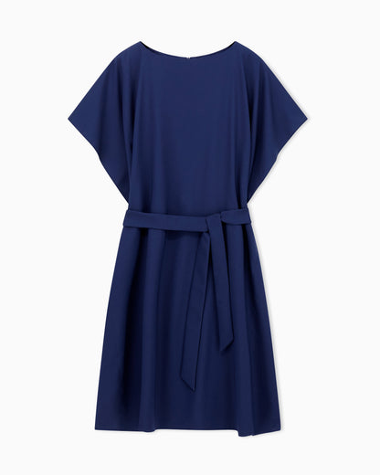 Emporio Armani Satin crêpe sash dress