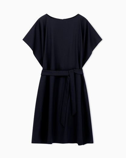 Emporio Armani Satin crêpe sash dress