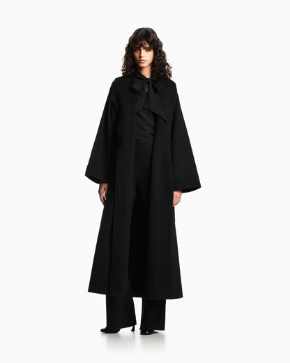 Emporio Armani Fluid crêpe blouse with foulard collar