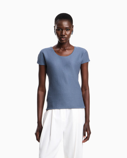 Emporio Armani T-shirt in textured-effect jersey