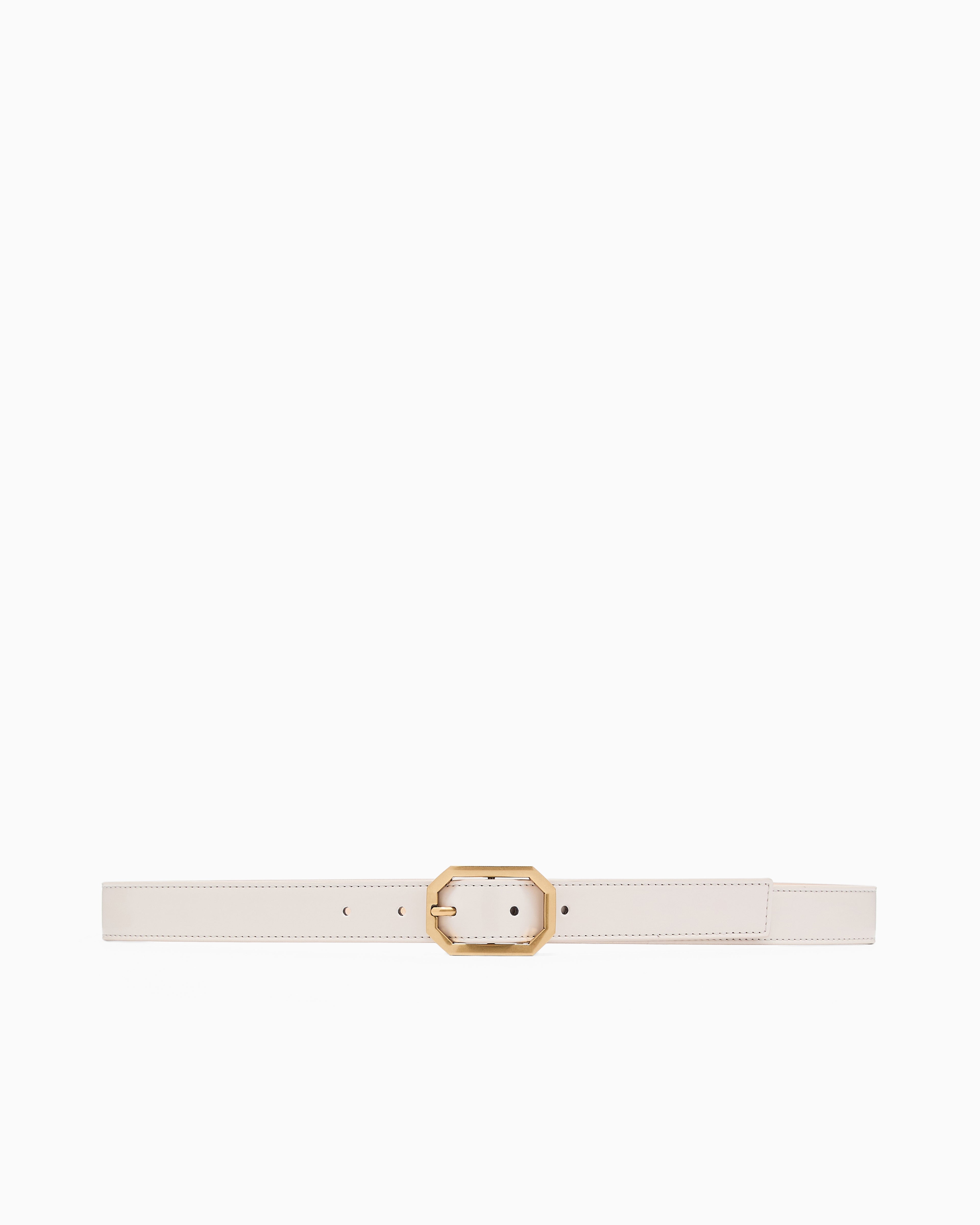 Emporio Armani Belt with gold buckle