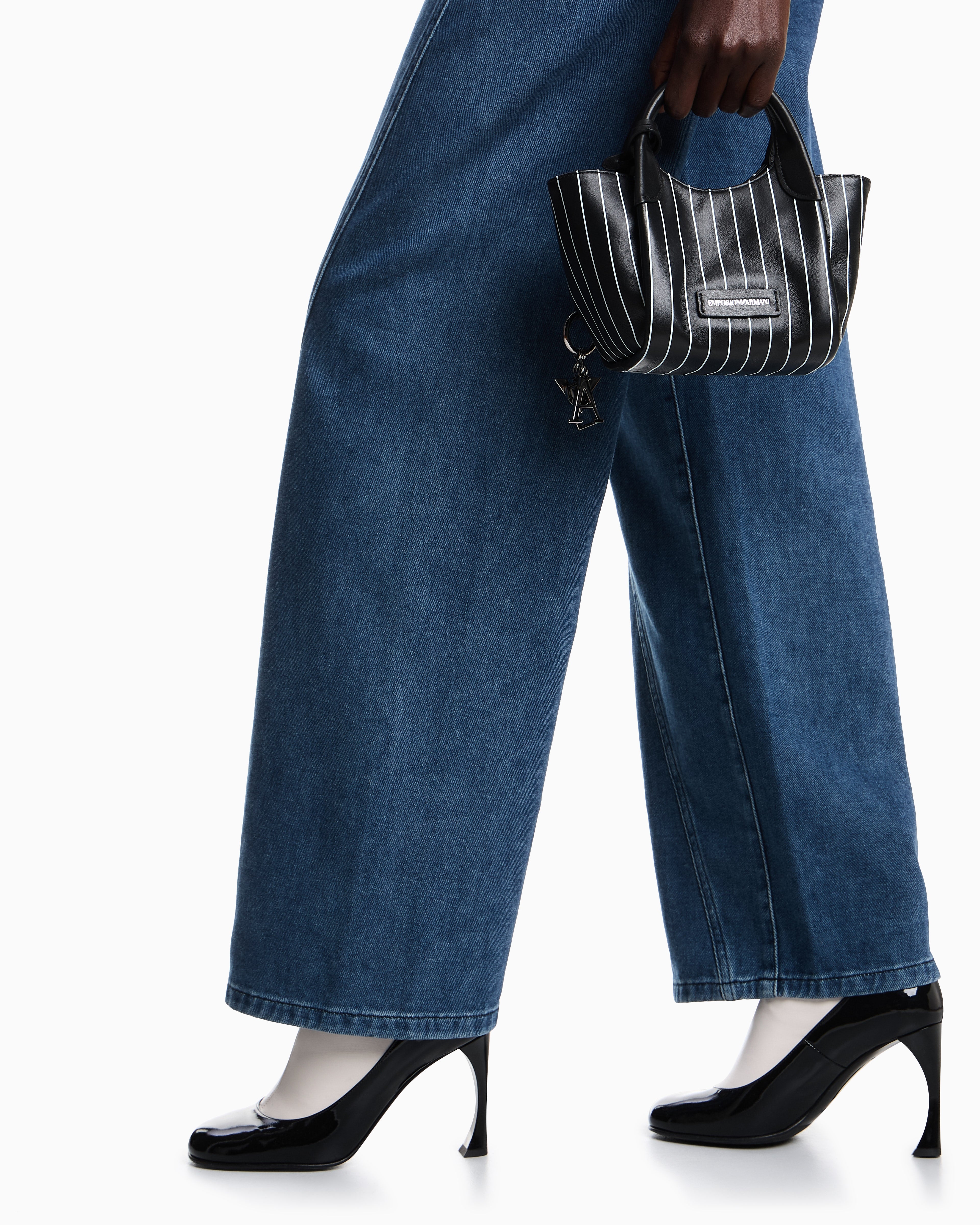 Emporio Armani J6F relaxed-fit, worn-look denim jeans