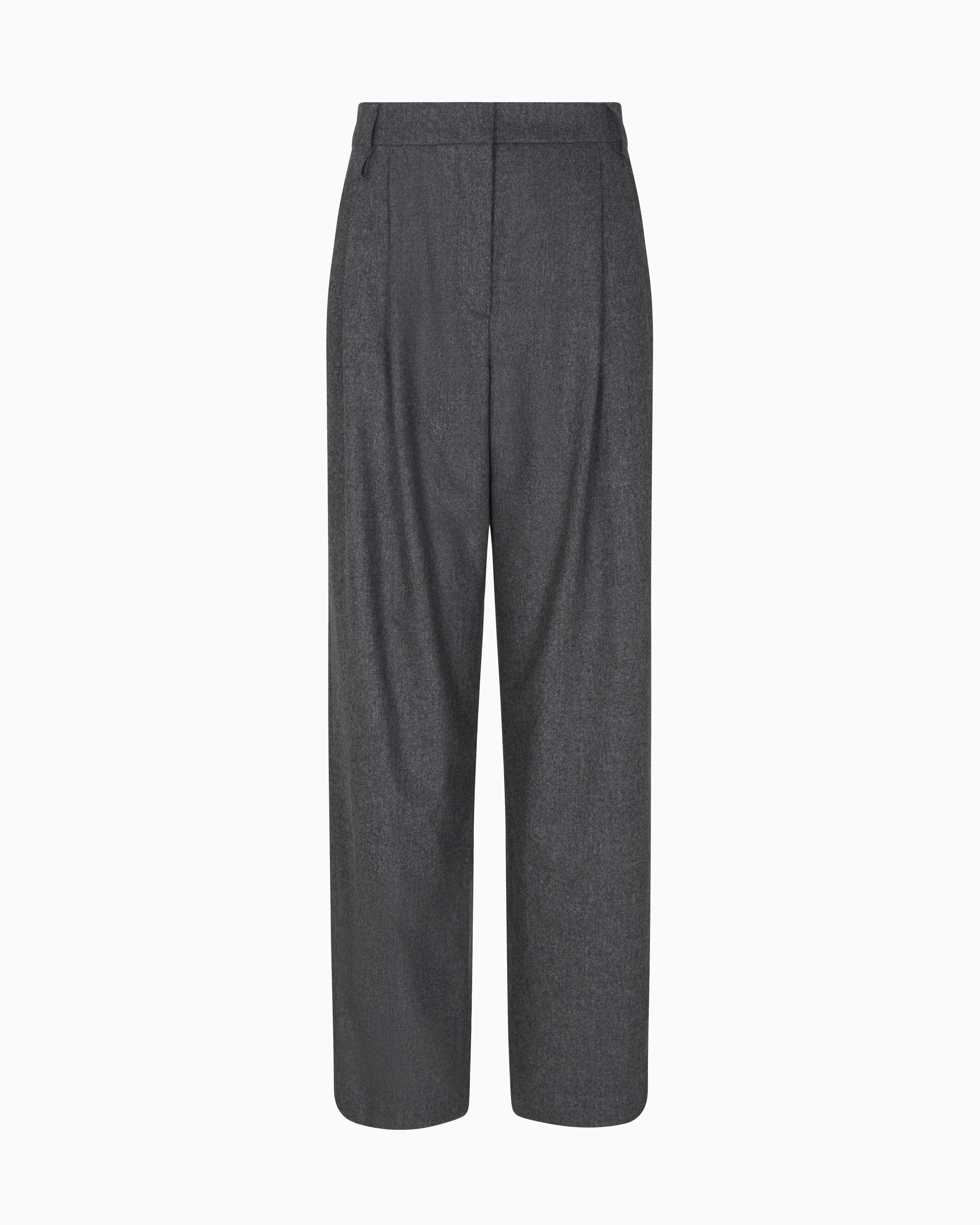 Emporio Armani Icon wool flannel trousers with pleats