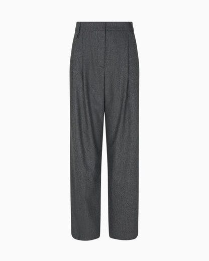 Emporio Armani Icon wool flannel trousers with pleats