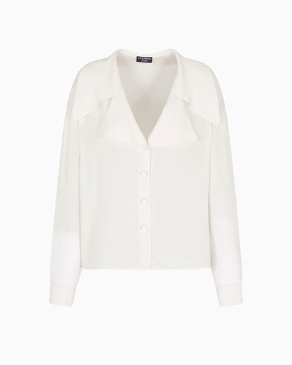 Emporio Armani Icon silk double georgette shirt