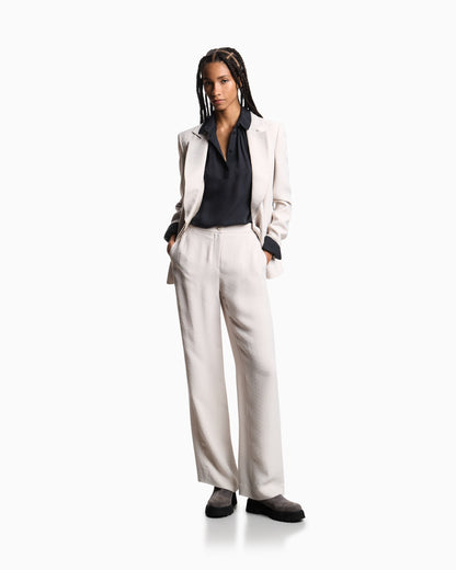 Emporio Armani Icon blazer in flowing, armure fabric