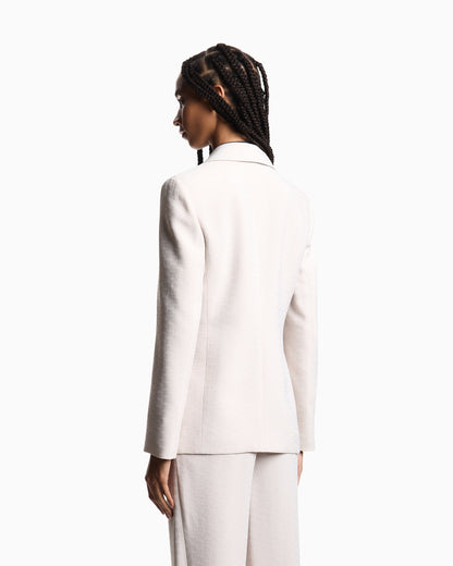 Emporio Armani Icon blazer in flowing, armure fabric