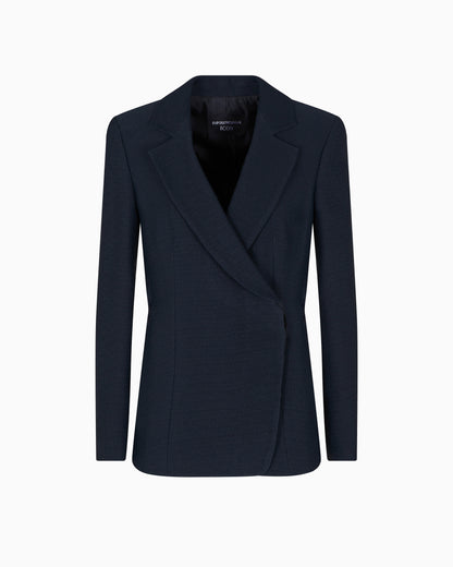 Emporio Armani Icon blazer in flowing, armure fabric