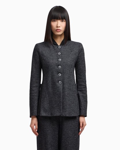 Emporio Armani Icon houndstooth cloth single-breasted jacket