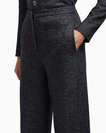 Emporio Armani ASV Icon houndstooth cloth trousers