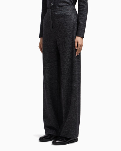 Emporio Armani ASV Icon houndstooth cloth trousers