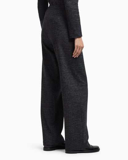 Emporio Armani ASV Icon houndstooth cloth trousers