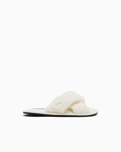 Emporio Armani Furry slippers