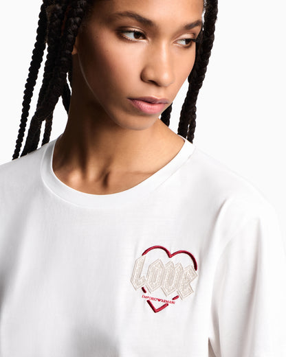 Emporio Armani ASV Valentine’s Day capsule collection jersey T-shirt