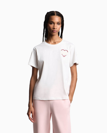 Emporio Armani ASV Valentine’s Day capsule collection jersey T-shirt