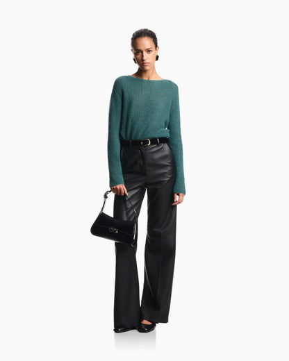 Emporio Armani Alpaca wool-blend, crew-neck jumper