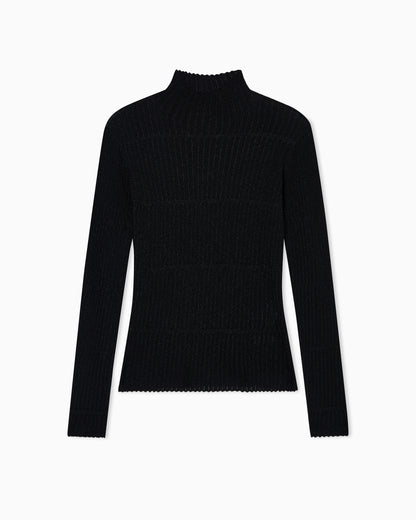 Emporio Armani 3D-effect lurex knit