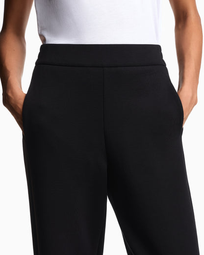 Emporio Armani ASV double jersey trousers with an elasticated waist