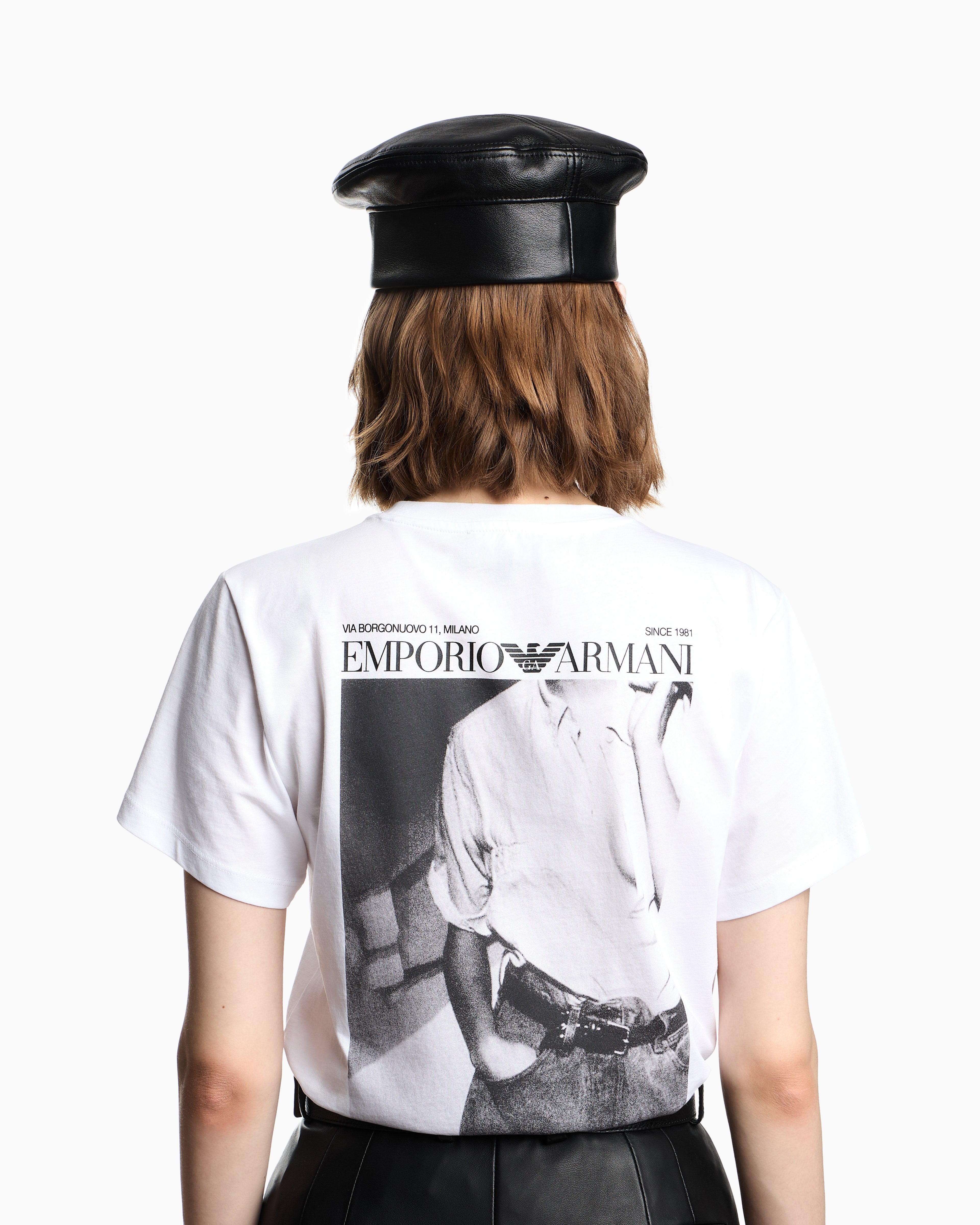 Emporio Armani ASV jersey T-shirt with photographic print