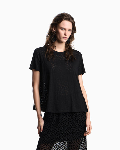 Emporio Armani Jeu de Cartes devoré jersey T-shirt