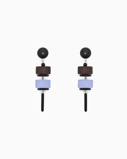 Emporio Armani Oversized pendant earrings with geometric elements