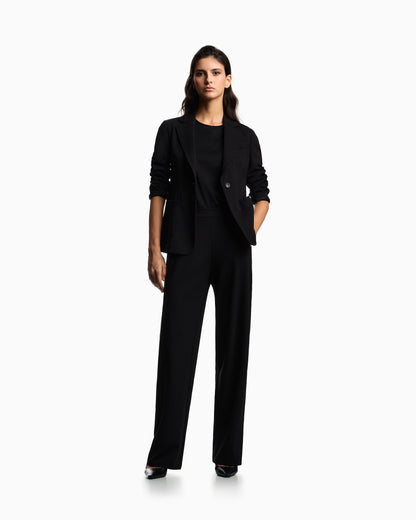 Emporio Armani Travel Essentials capsule collection interlock jersey trousers
