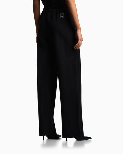Emporio Armani Travel Essentials capsule collection interlock jersey trousers