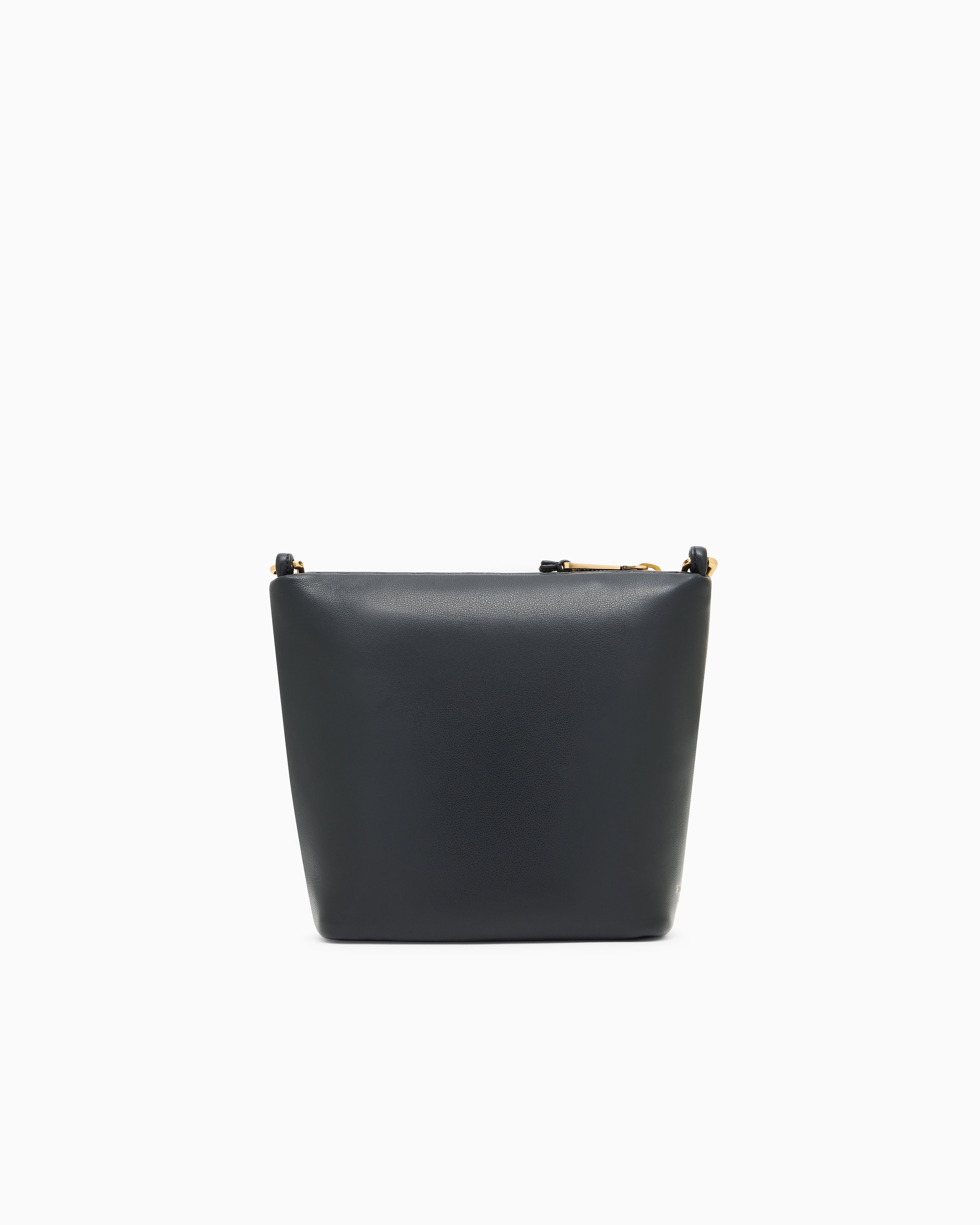 Emporio Armani Leather small hobo bag with chain