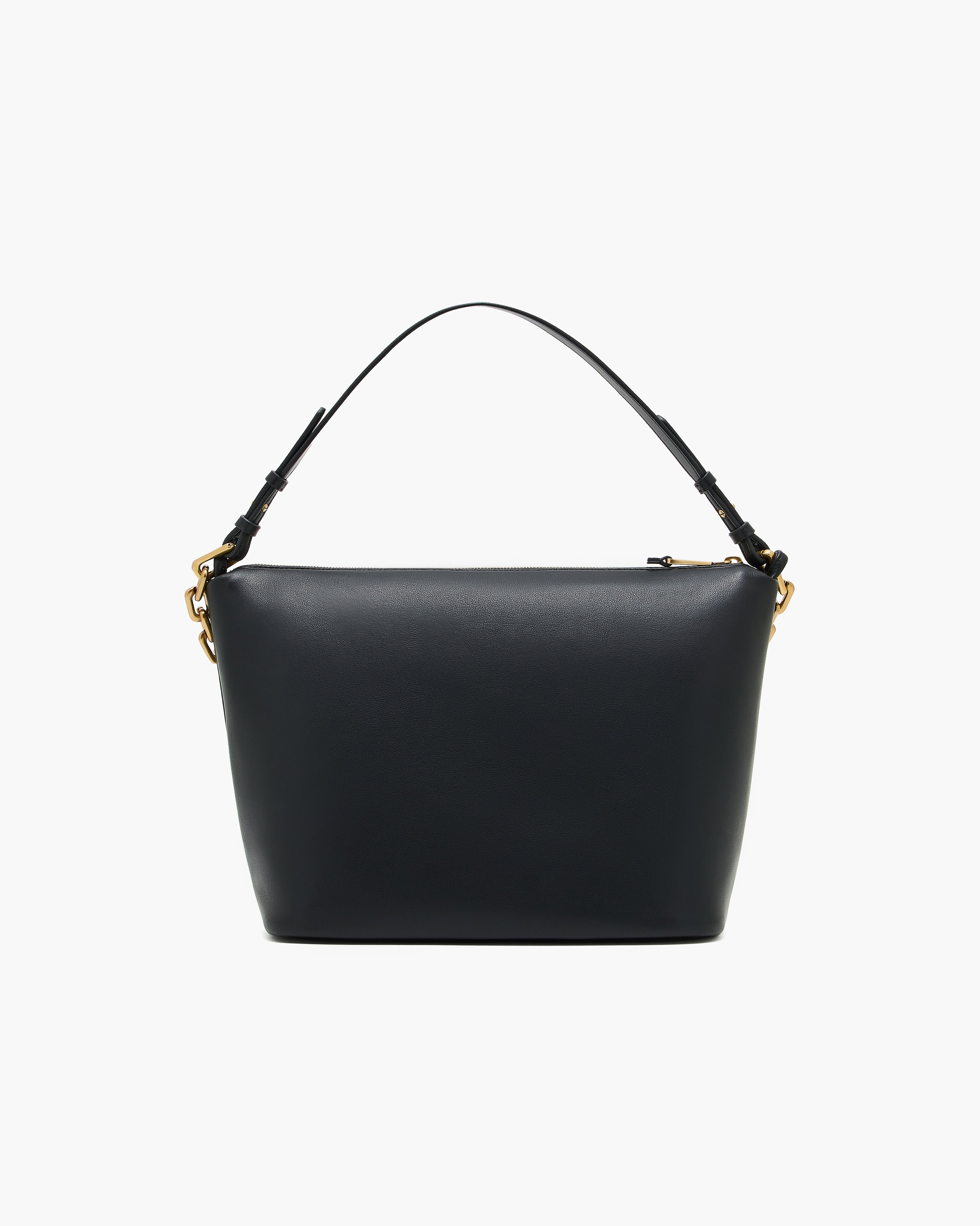 Emporio Armani Medium leather hobo bag with chain