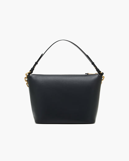 Emporio Armani Medium leather hobo bag with chain