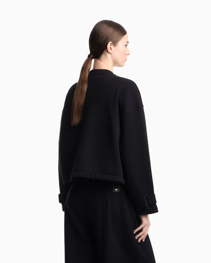 Emporio Armani Double stretch jersey blouson
