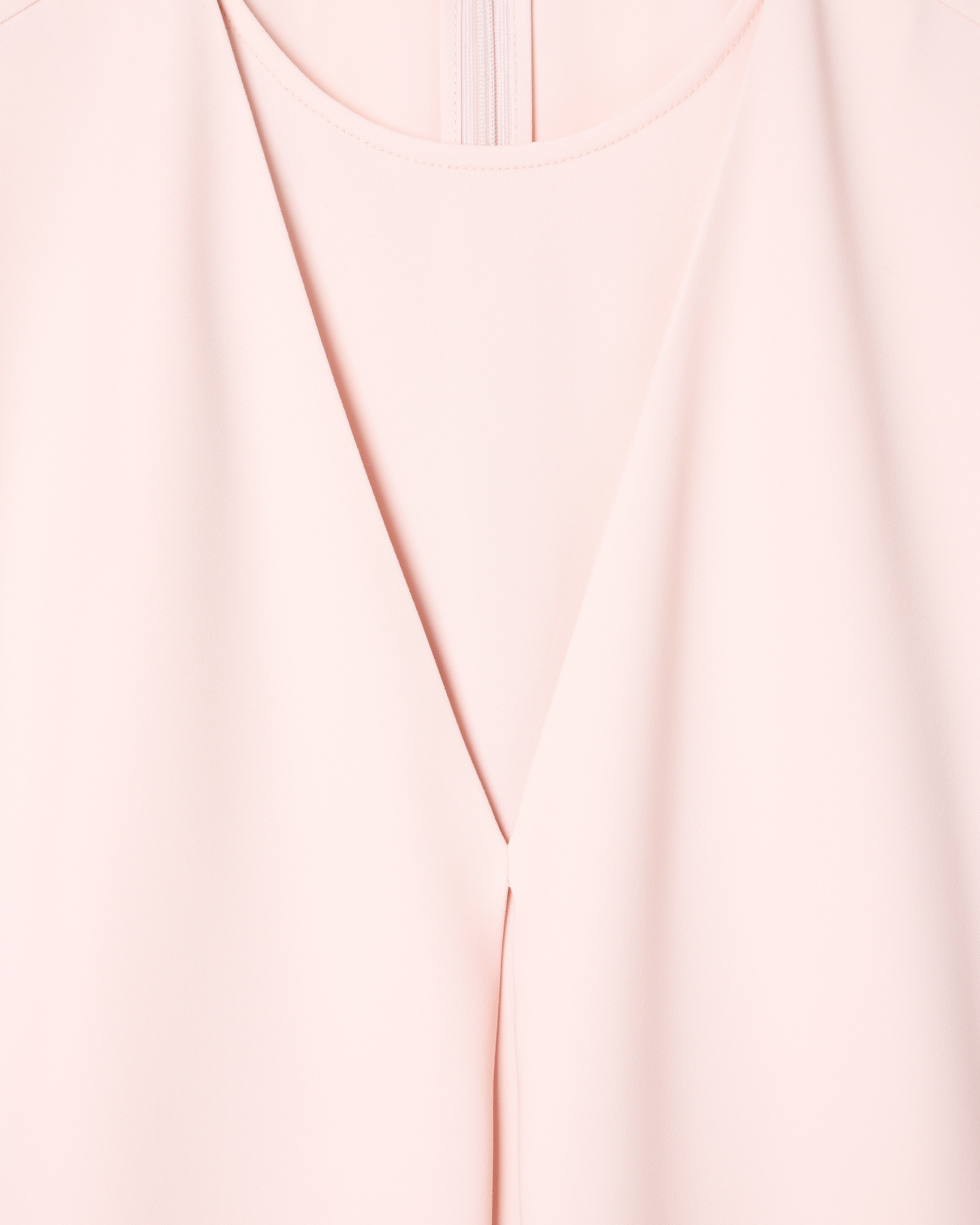 Emporio Armani Technical cady dress with front box pleat