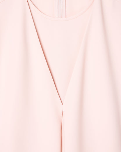 Emporio Armani Technical cady dress with front box pleat