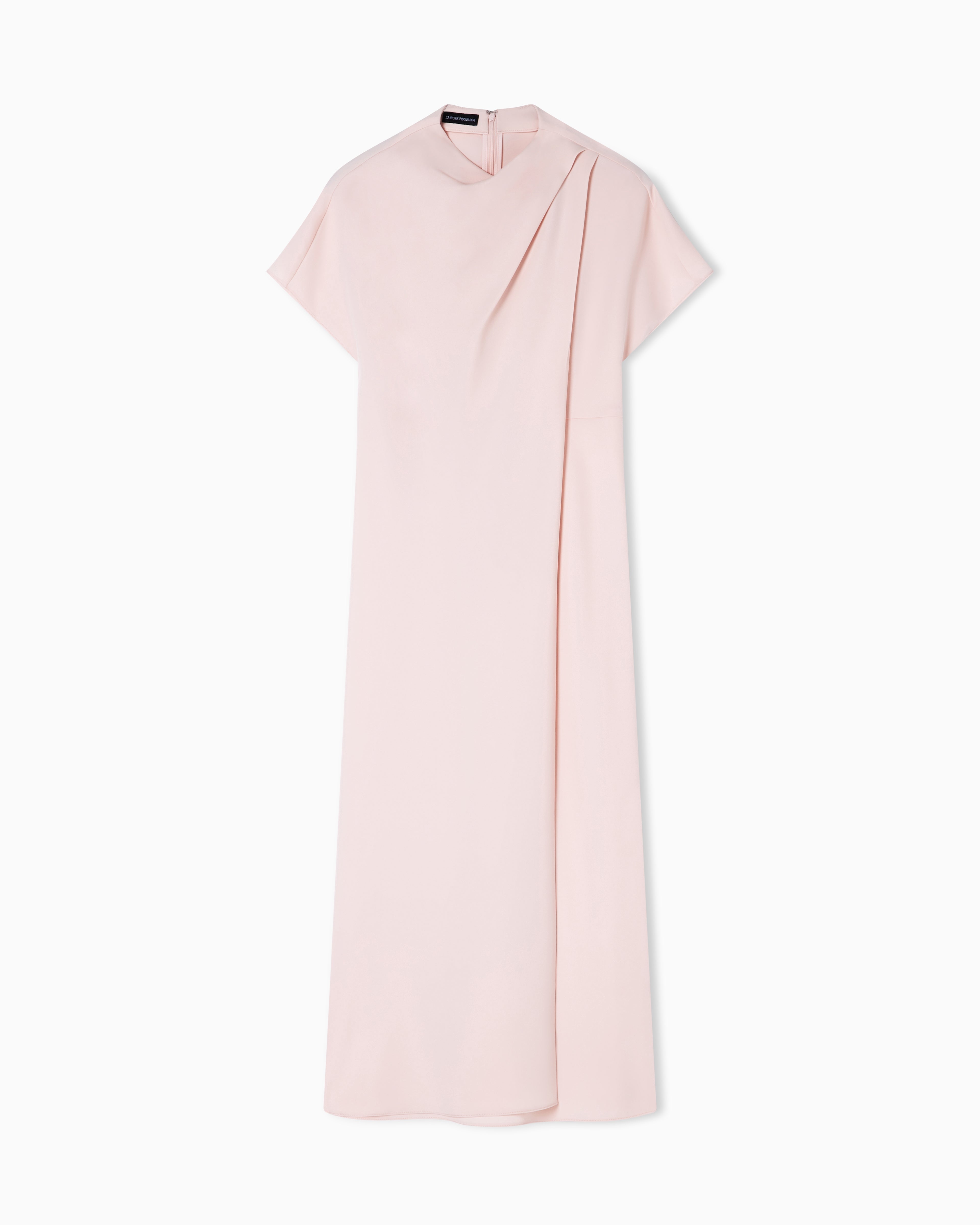 Emporio Armani Technical cady dress with front panel