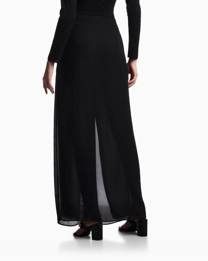 Emporio Armani Technical georgette culottes