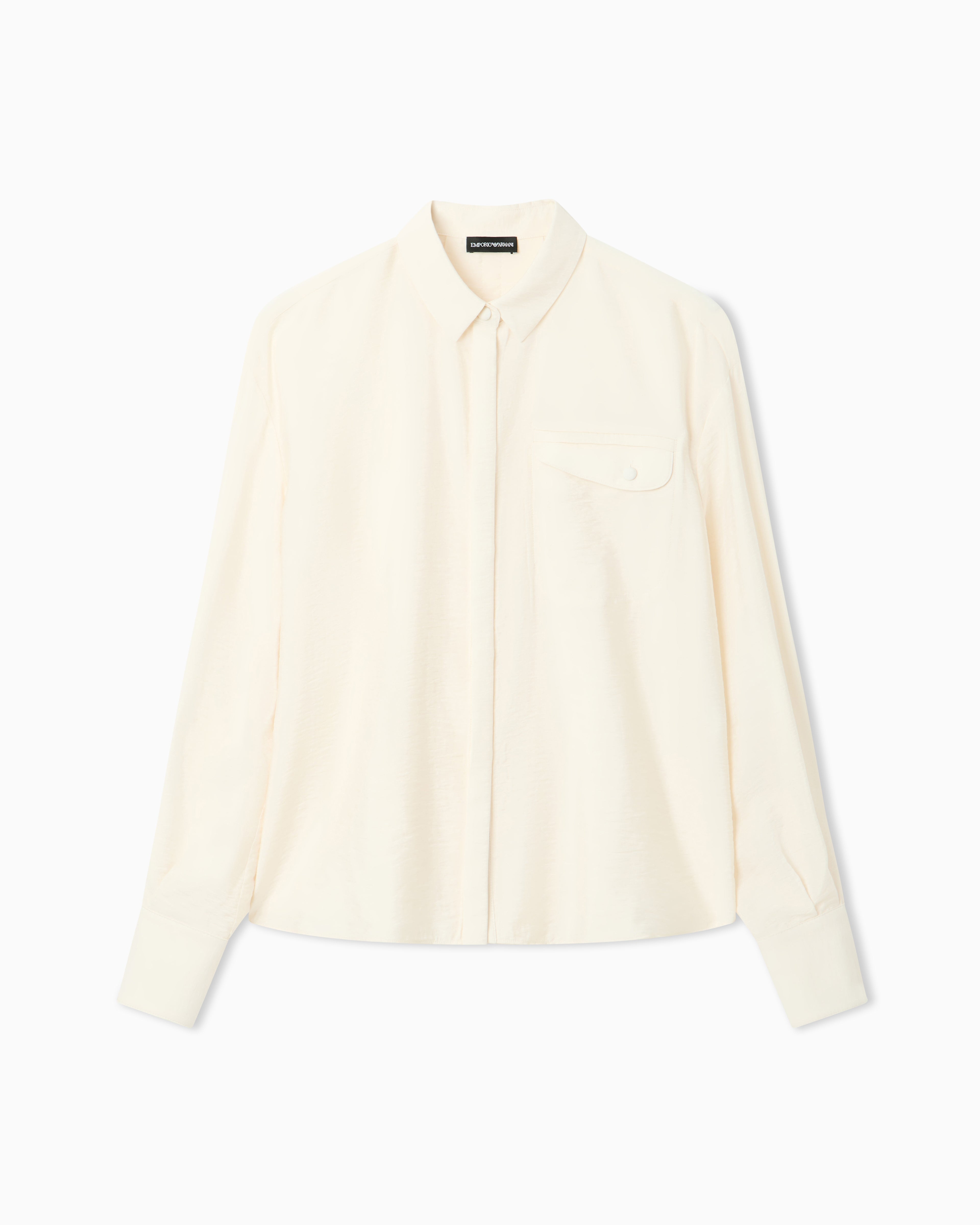 Emporio Armani Technical rayon shirt