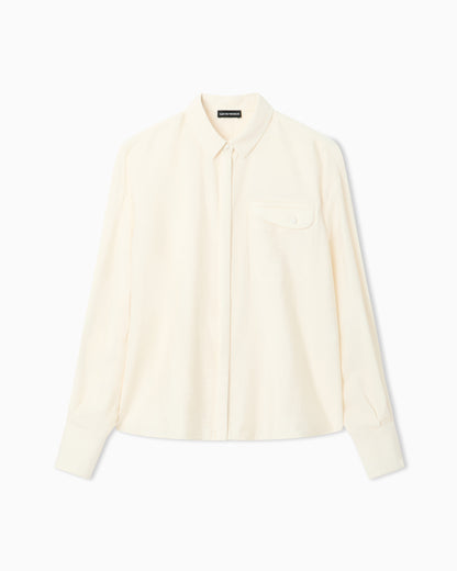 Emporio Armani Technical rayon shirt