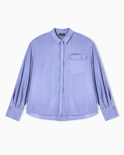 Emporio Armani Technical rayon shirt