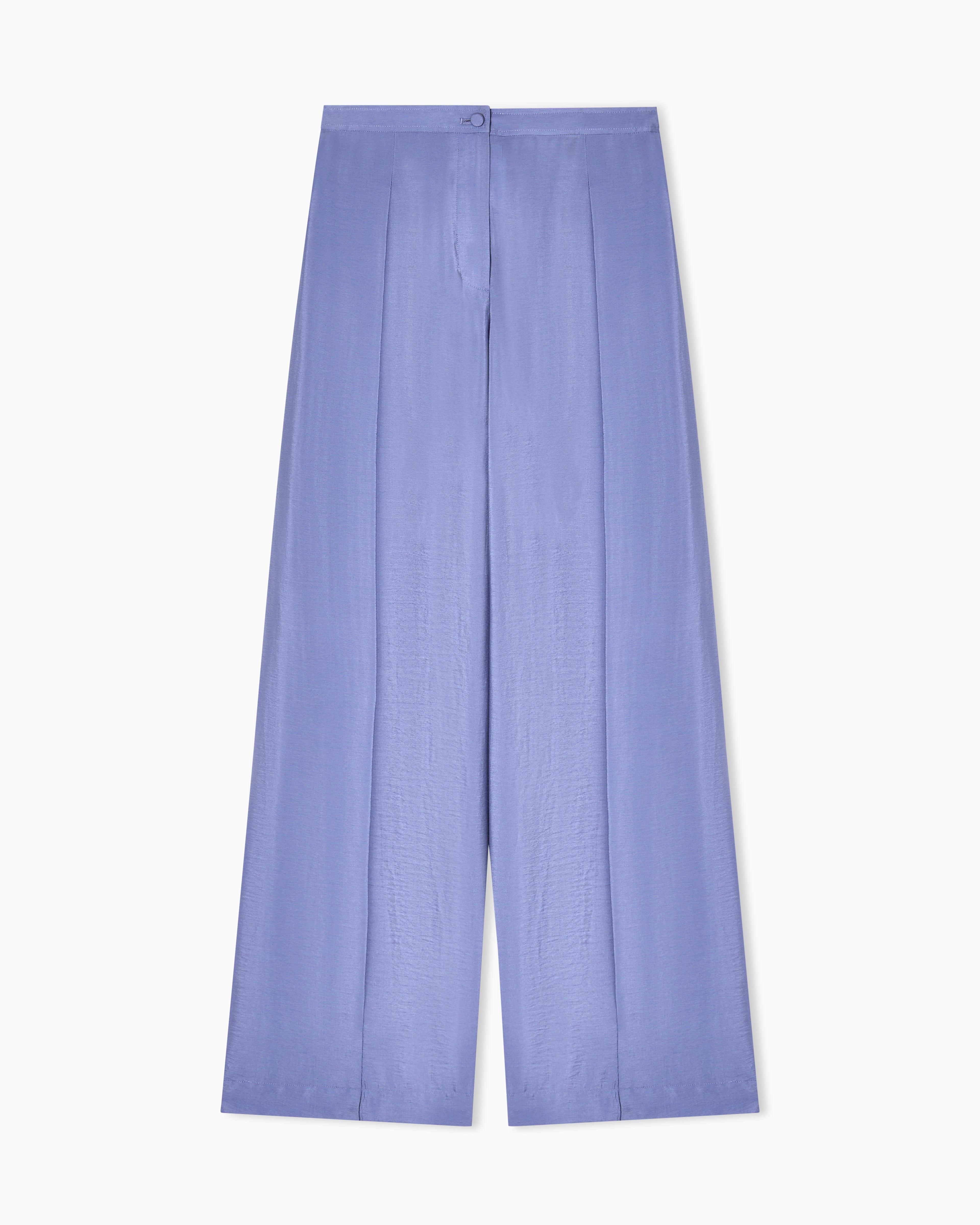 Emporio Armani Wide-leg trousers in technical rayon