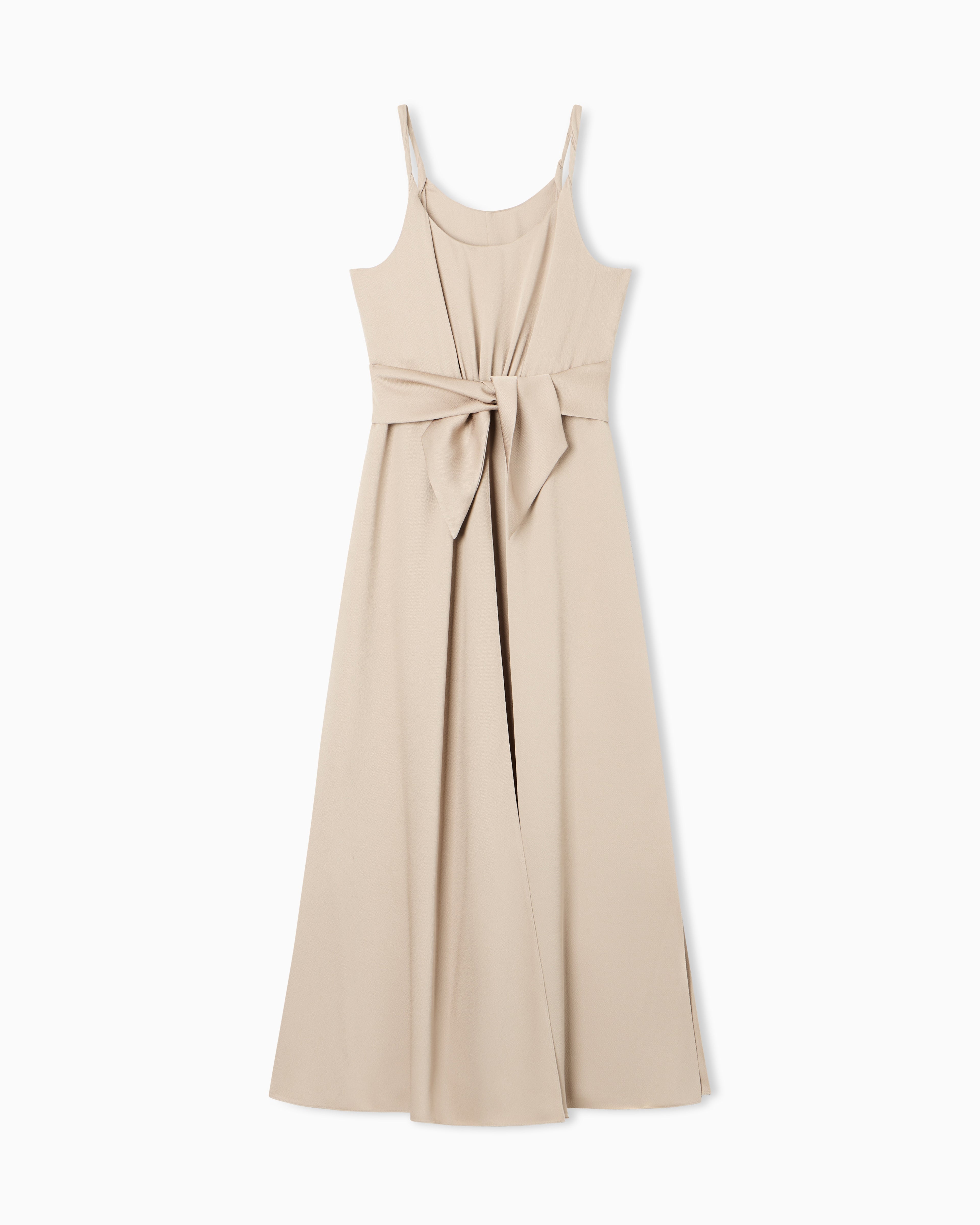 Emporio Armani Twill crêpe sash dress