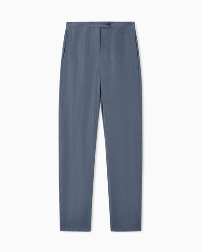 Emporio Armani Washed modal twill trousers