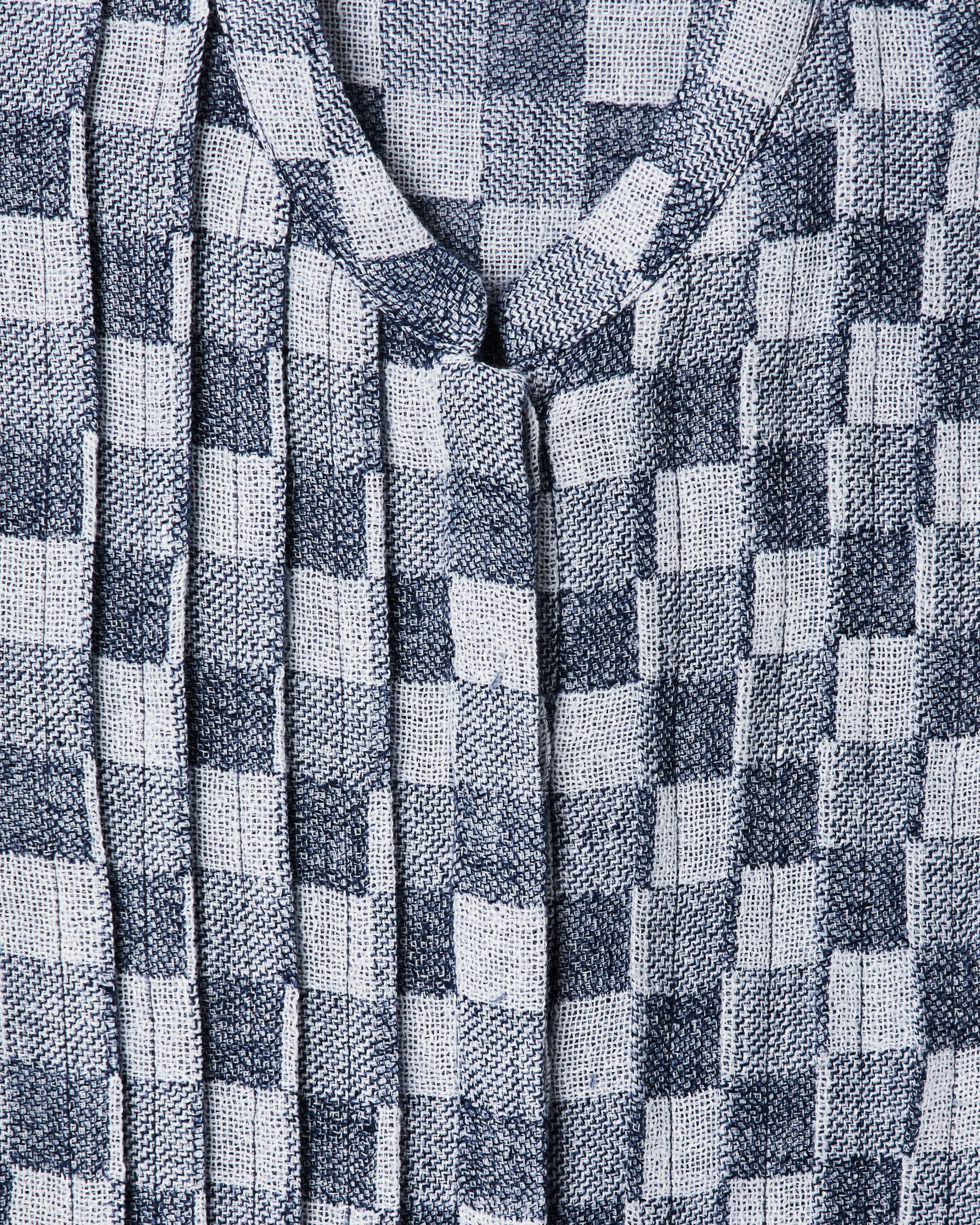 Emporio Armani Check linen gauze shirt