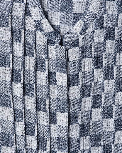 Emporio Armani Check linen gauze shirt