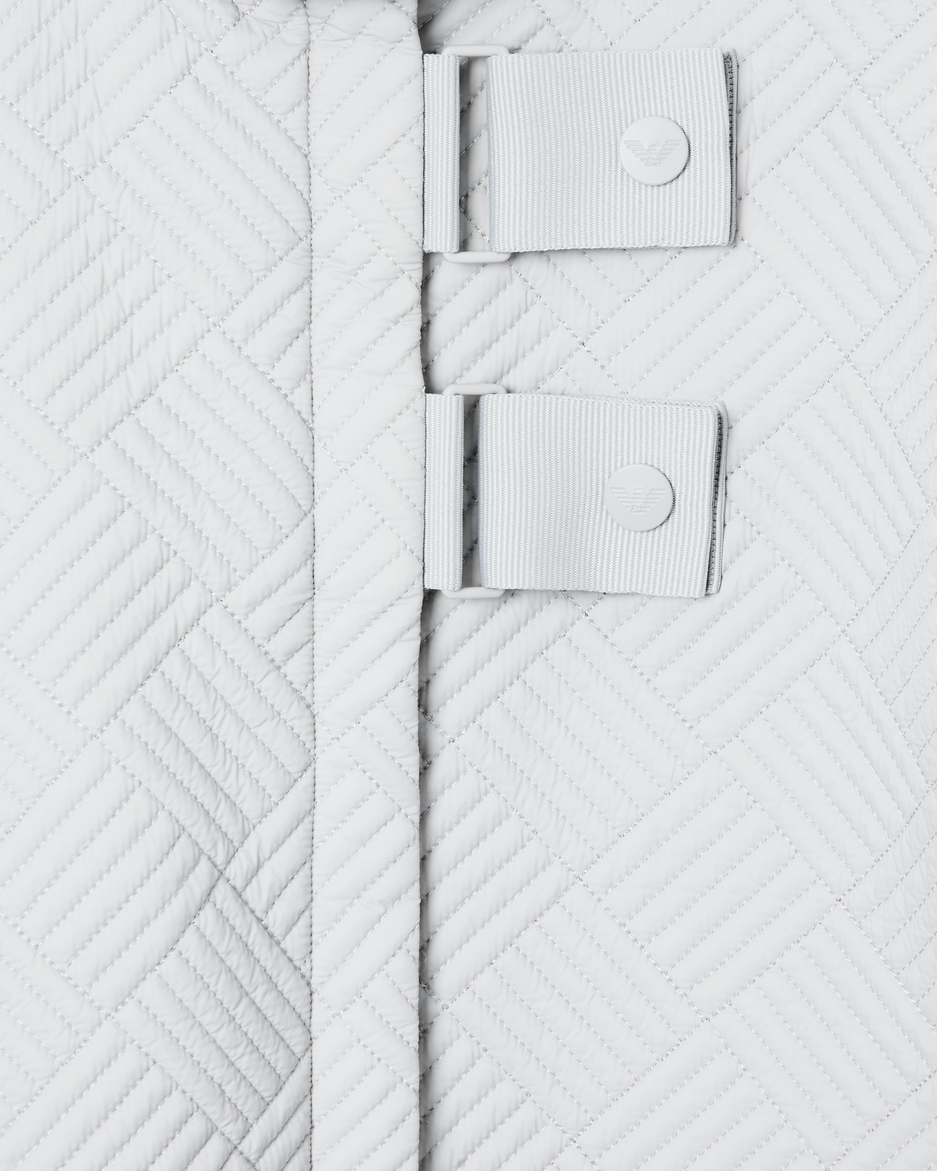 Emporio Armani nylon padded pea coat