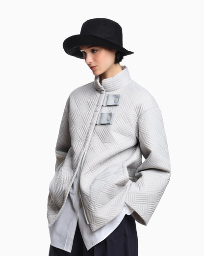 Emporio Armani nylon padded pea coat