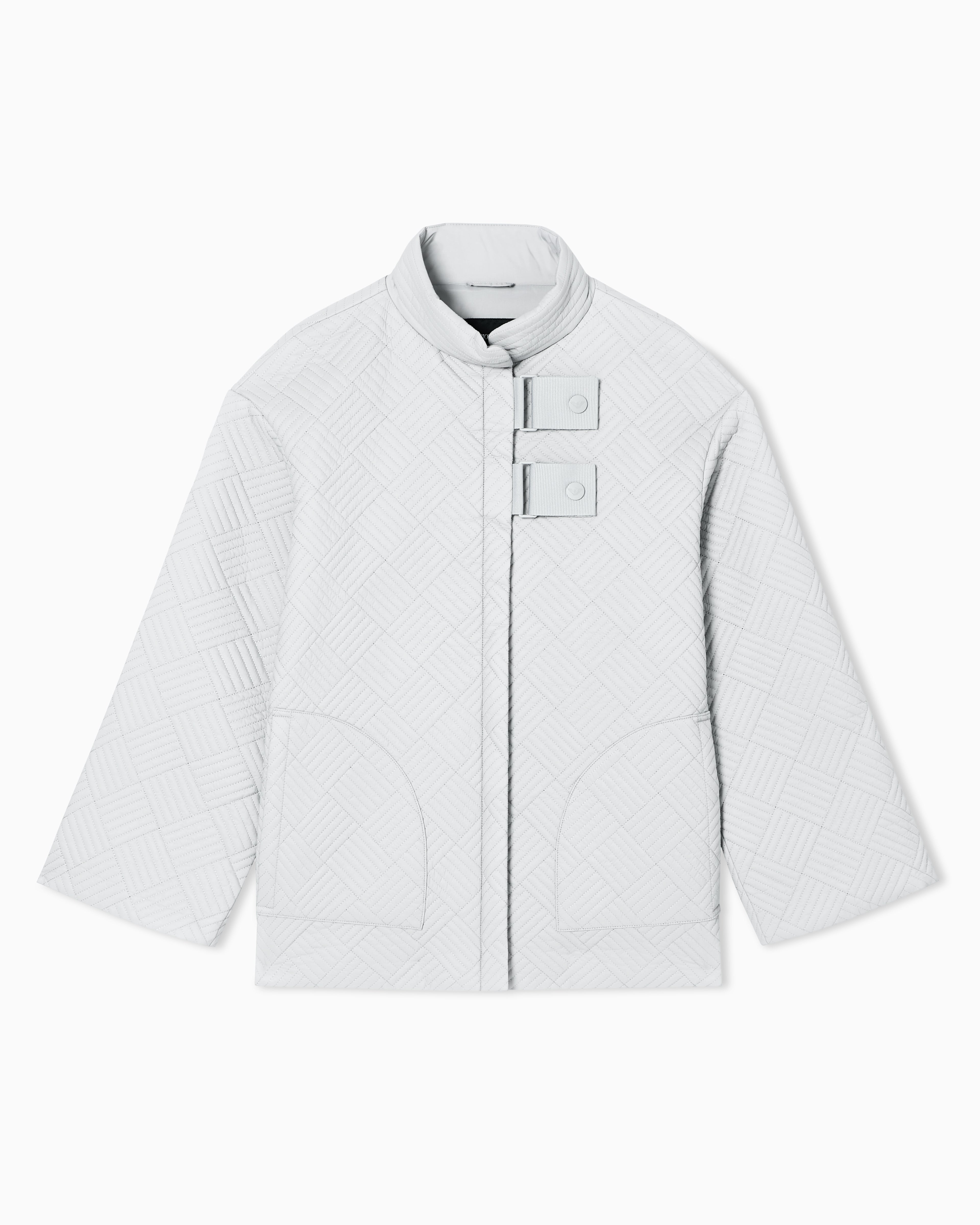 Emporio Armani nylon padded pea coat