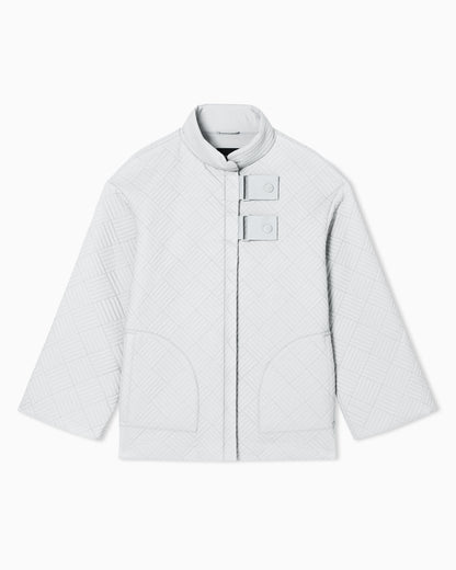 Emporio Armani nylon padded pea coat